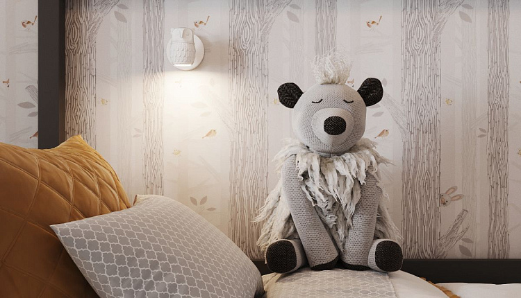 Изящная сова от компании Favourite устроилась в одной их квартир по проекту @designstudio09. ЖК Прилесный  